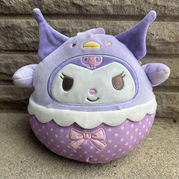Squishmallows Other - Squishmallows Sanrio Kuromi Plush Purple Polka Dot Stuffed Animal Kawaii 2025
